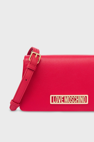 Love Moschino - Love Moschino Ayarlanabilir ve Çıkarılabilir Çift Askılı Bayan Çanta JC4145PP1IL1250A KIRMIZI (1)