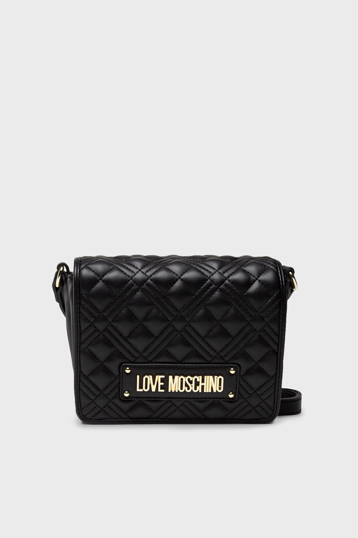 Love Moschino Marka Logolu Ayarlanabilir Askılı Bayan Çanta JC4002PP1DLA0000 SİYAH