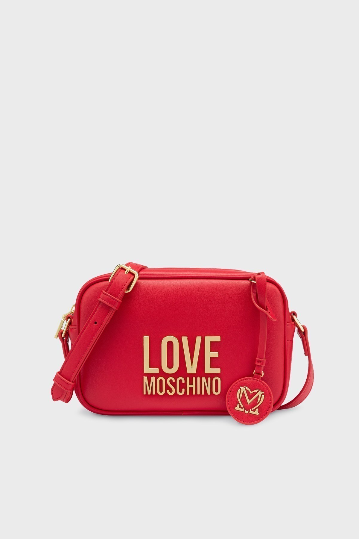 Love Moschino Marka Logolu Ayarlanabilir Askılı Bayan Çanta JC4107PP1DLJ050A KIRMIZI