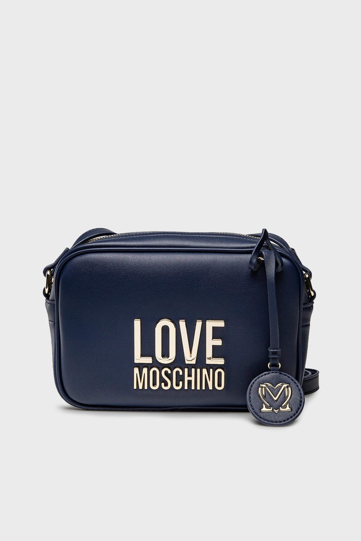 Love Moschino Marka Logolu Ayarlanabilir Askılı Bayan Çanta JC4107PP1DLJ070A LACİVERT