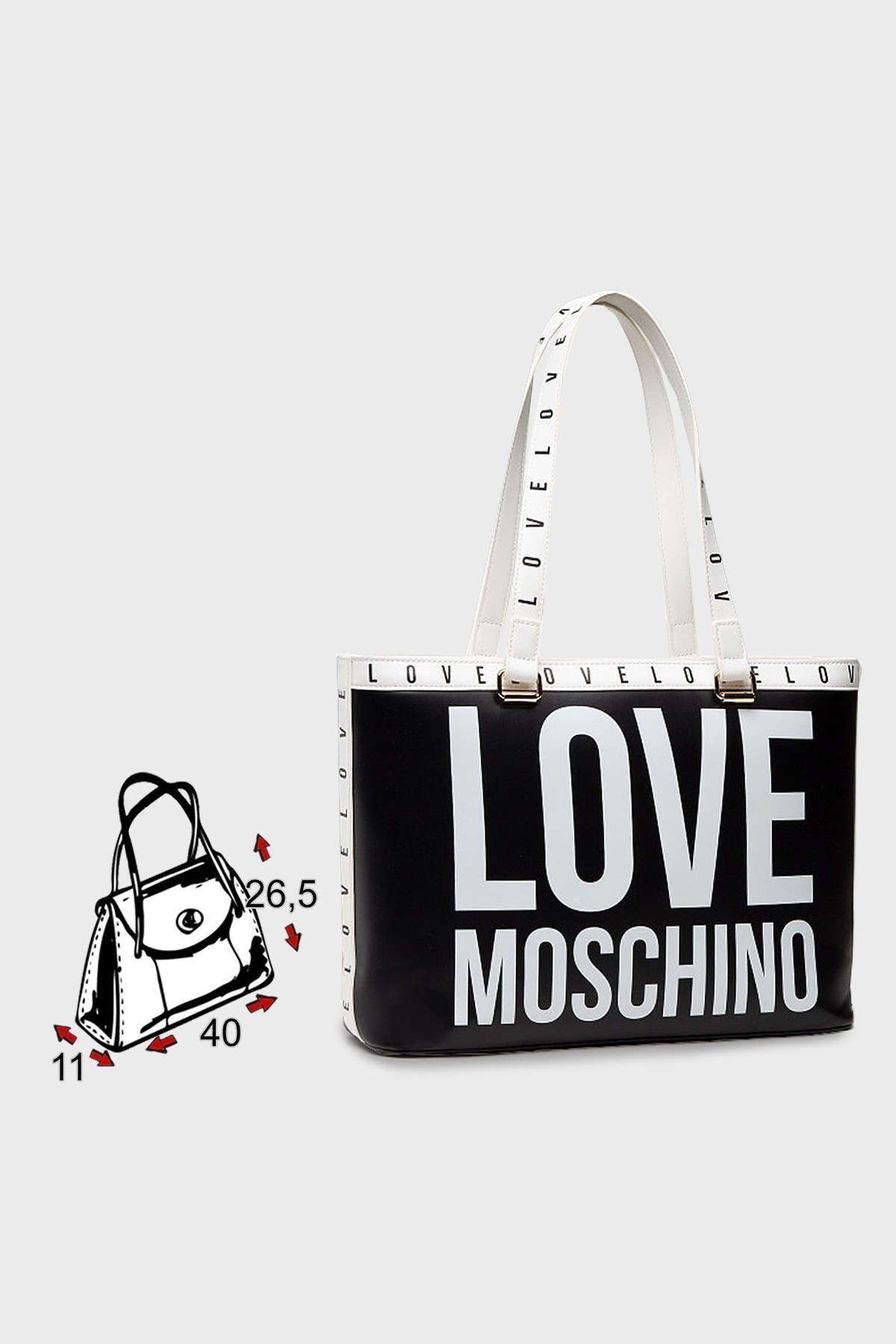 Love Moschino Marka Logolu Bayan Çanta JC4180PP1DLI0000 SİYAH