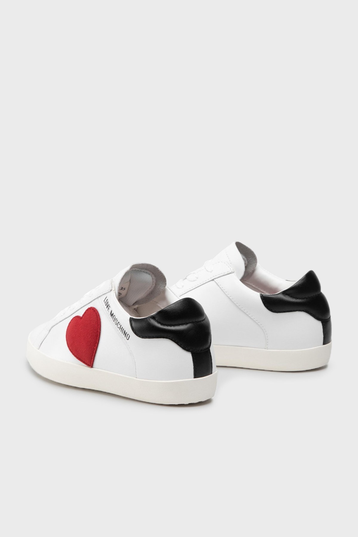 Love Moschino Hakiki Deri Sneaker Bayan Ayakkabı JA15402G1EI4310A BEYAZ
