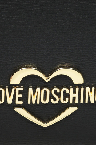 Love Moschino - Love Moschino Logolu Ayarlanabillir Ve Çıkarılabilir Omuz Askılı Bayan Çanta JC4081PP1HLD0000 SİYAH (1)