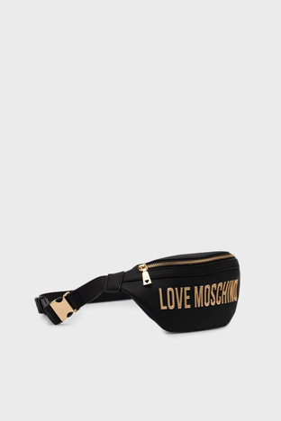 Love Moschino - Love Moschino Logolu Bayan Bel Çantası JC4195PP1LKD0000 SİYAH (1)