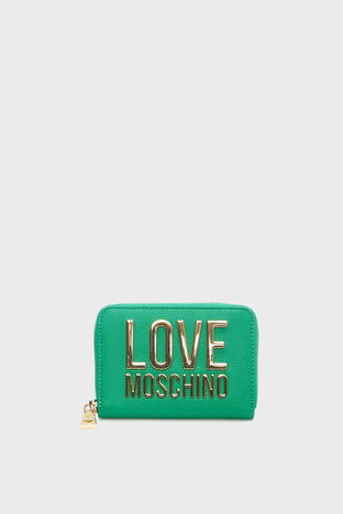 Love Moschino - Love Moschino Logolu Bayan Cüzdan JC5613PP1GLI0801 YEŞİL