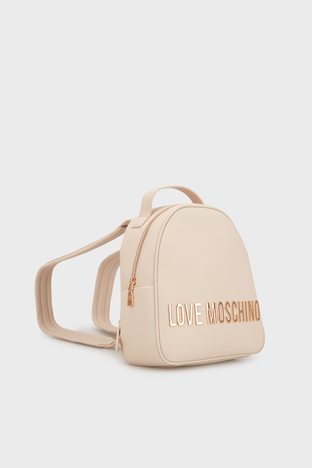 Love Moschino - Love Moschino Logolu Bayan Sırt Çantası JC4197PP1LKD0110 BEJ (1)