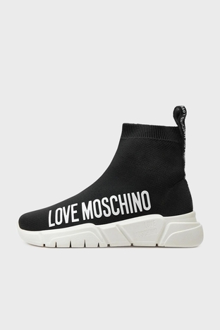 Love Moschino - Love Moschino Logolu Bilekli Sneaker Bayan Ayakkabı JA15433G1IIZ6000 SİYAH (1)