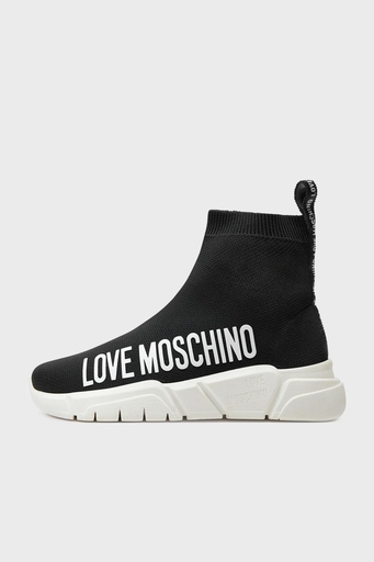 Love Moschino Logolu Bilekli Sneaker Bayan Ayakkabı JA15433G1IIZ6000 SİYAH