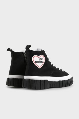 Love Moschino - Love Moschino Logolu Bilekli Sneaker Bayan Ayakkabı JA15595G1GJH0000 SİYAH (1)