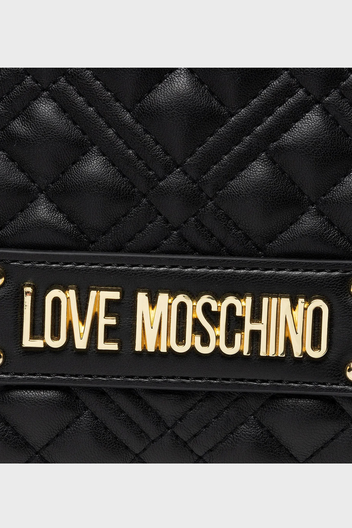 Love Moschino Logolu Çıkarılabilir Uzatma Askılı Bayan Çanta JC4023PP1FLA0000 SİYAH