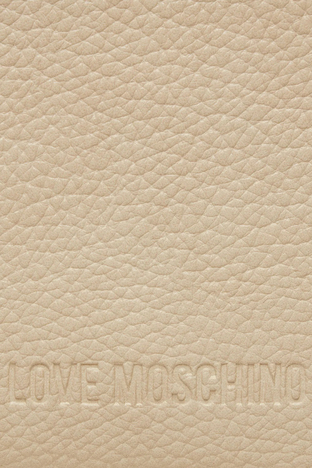 Love Moschino - Love Moschino Logolu Çıkarılabilir Uzatma Askılı Bayan Çanta JC4101PP1ILT0110 BEJ (1)