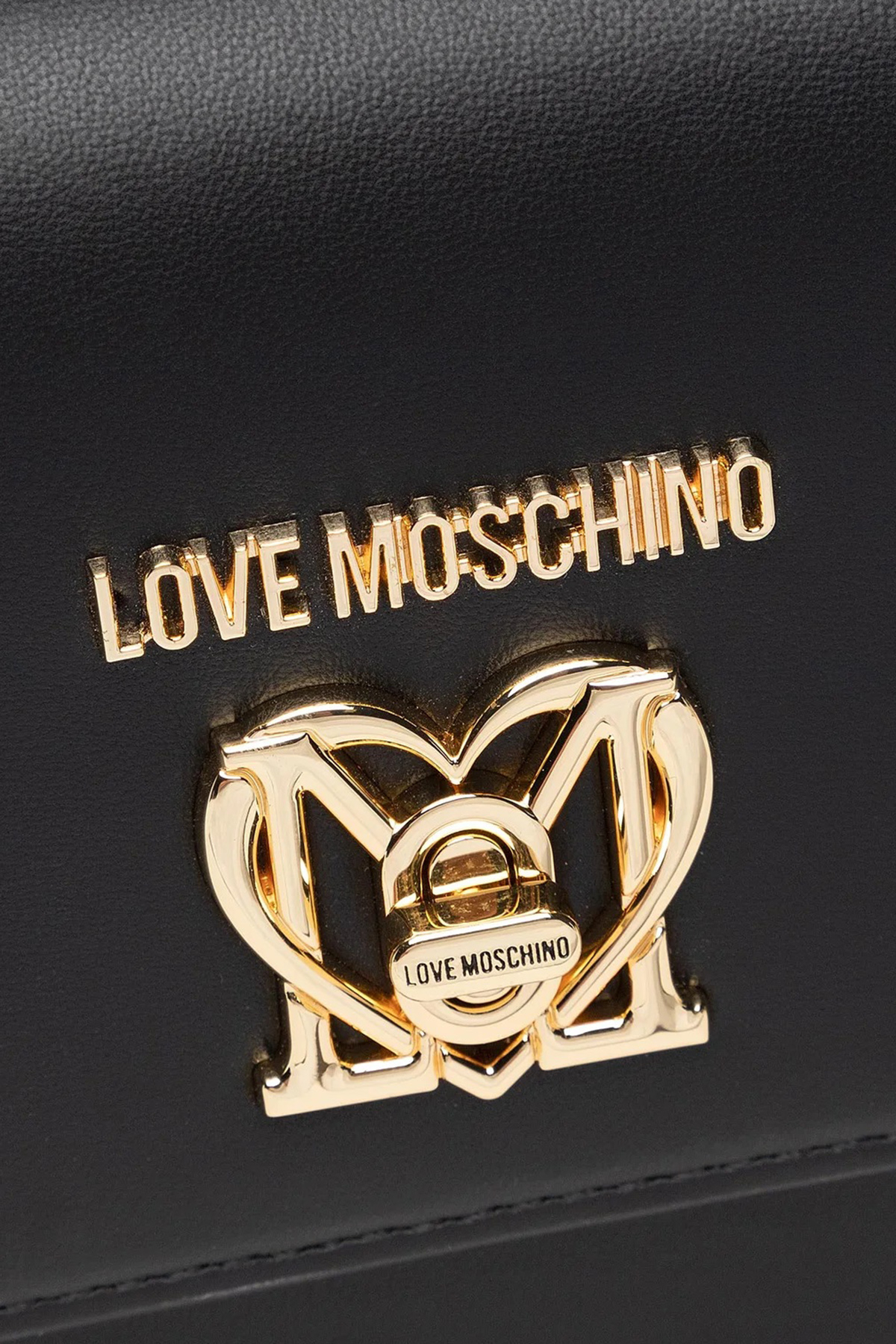 Love Moschino Logolu Çıkarılabilir Zincir Askılı Bayan Çanta JC4393PP0FKO0000 SİYAH