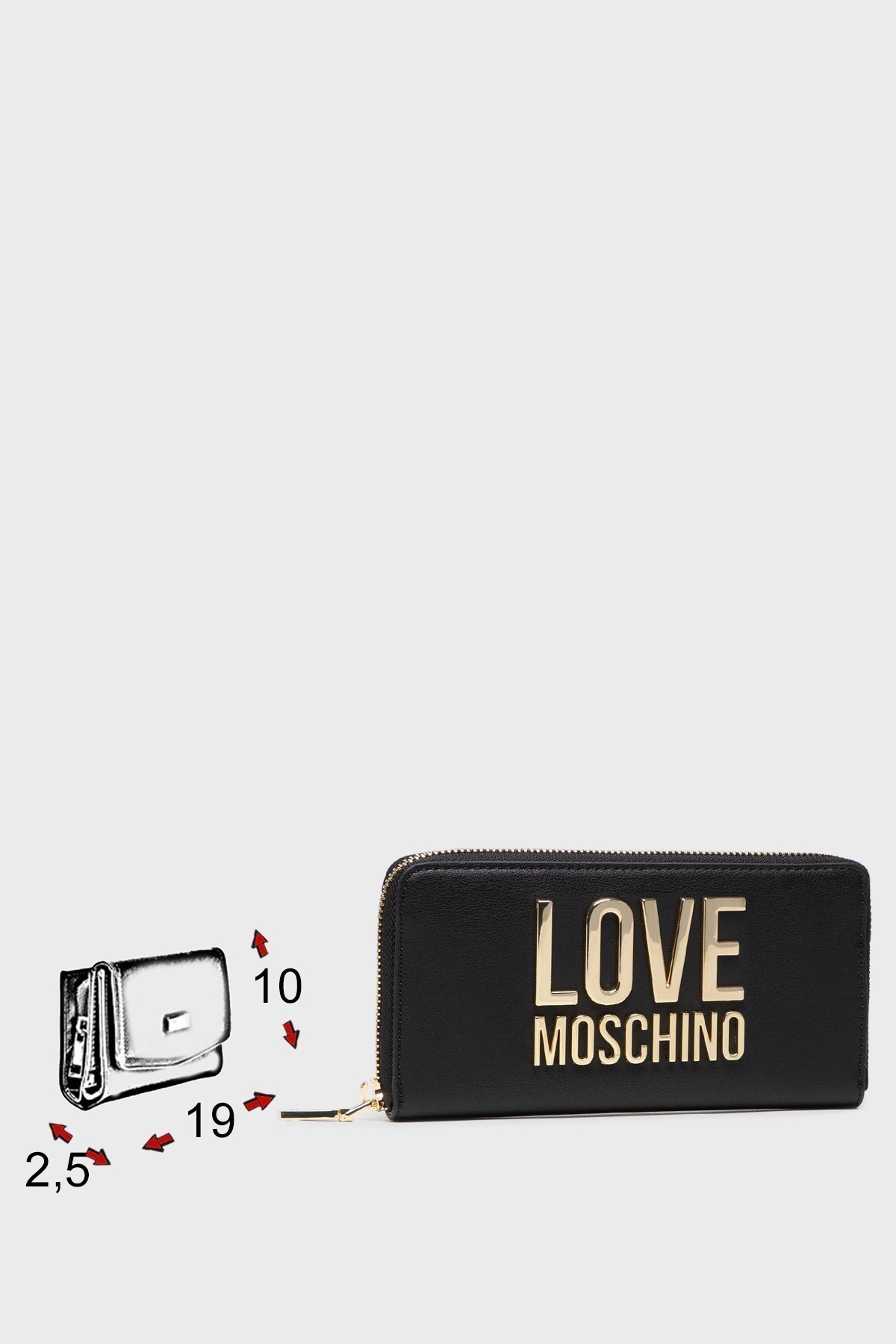 Love Moschino Logolu Çok Bölmeli Kapitone Desenli Bayan Cüzdan JC5611PP1ELJ000A SİYAH