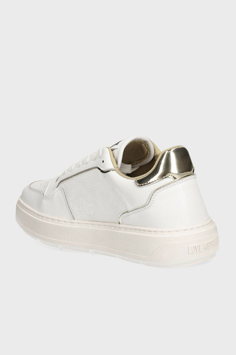 Love Moschino Logolu Kalın Taban Sneaker Bayan Ayakkabı JA15144G1LJC210A BEYAZ