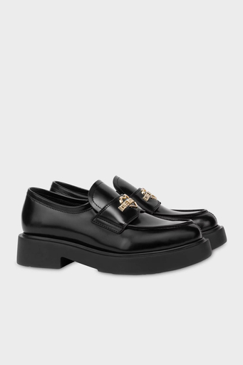 Love Moschino Logolu Loafer Bayan Ayakkabı JA10404G0LJD0000 SİYAH