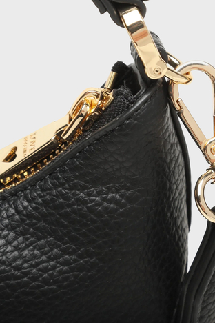 Love Moschino - Love Moschino Logolu Suya Dayanıklı Uzatma Askılı Bayan Çanta JC4019PP1HLT0000 SİYAH (1)