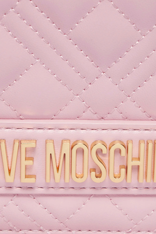 Love Moschino - Love Moschino Logolu Zincir Askılı Bayan Çanta JC4079PP1ILA0601 PUDRA (1)