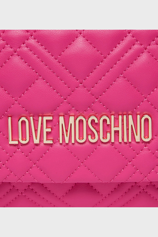 Love Moschino - Love Moschino Logolu Zincir Askılı Bayan Çanta JC4097PP0HLA0604 FUŞYA (1)
