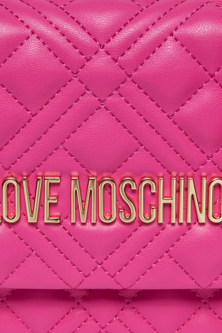 Love Moschino - Love Moschino Logolu Zincir Askılı Bayan Çanta JC4097PP1ILA0615 FUŞYA (1)
