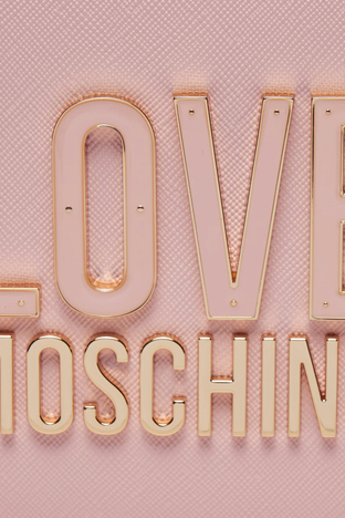 Love Moschino - Love Moschino Logolu Zincir Askılı Bayan Çanta JC4213PP1ILQ160A PEMBE (1)