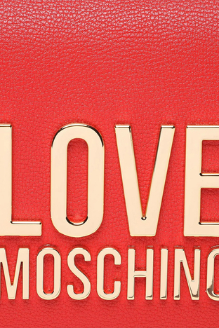 Love Moschino - Love Moschino Logolu Zincirli Çapraz Askılı Bayan Çanta JC4127PP1HLI0500 KIRMIZI (1)