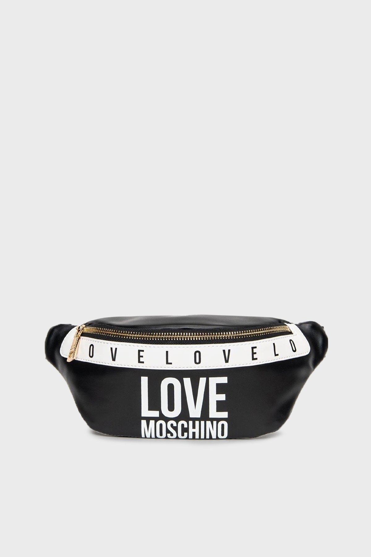 Love Moschino Marka Logolu Ayarlanabilir Askılı Bayan Bel Çantası S JC4184PP1DLI0000 SİYAH