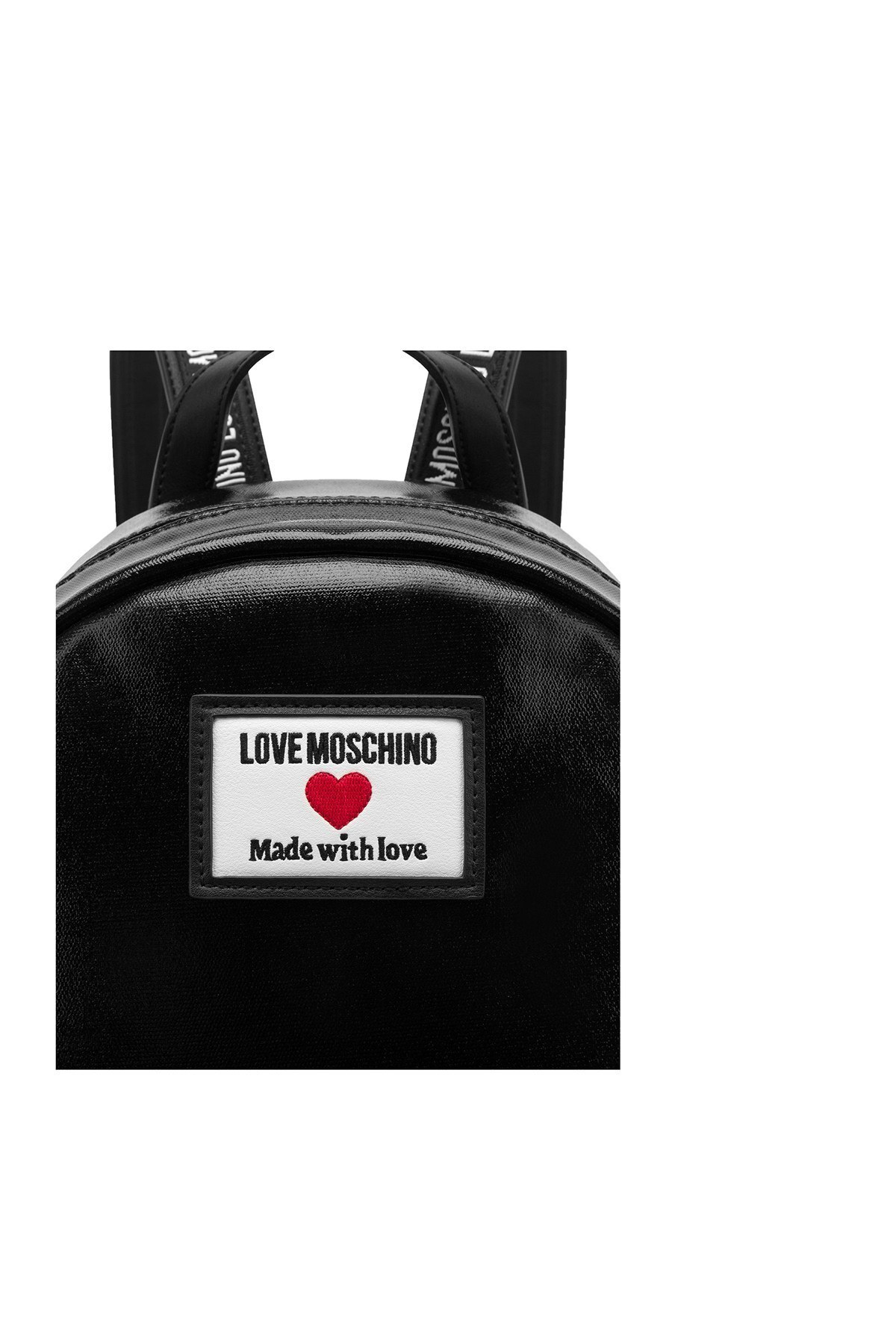 Love Moschino Marka Logolu Ayarlanabilir Omuz Askılı Sırt Bayan Çanta JC4031PP1CLC100A SİYAH