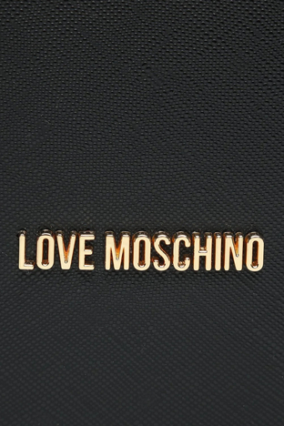 Love Moschino - Love Moschino Metal Saplı Çıkarılabilir Zincir Askılı Bayan Çanta JC4047PP1HLR0000 SİYAH (1)