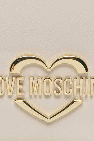 Love Moschino - Love Moschino Mini Cüzdanlı Ayarlanabilir Ve Çıkarılabilir Omuz Askılı Bayan Çanta JC4081PP1HLD0110 EKRU (1)