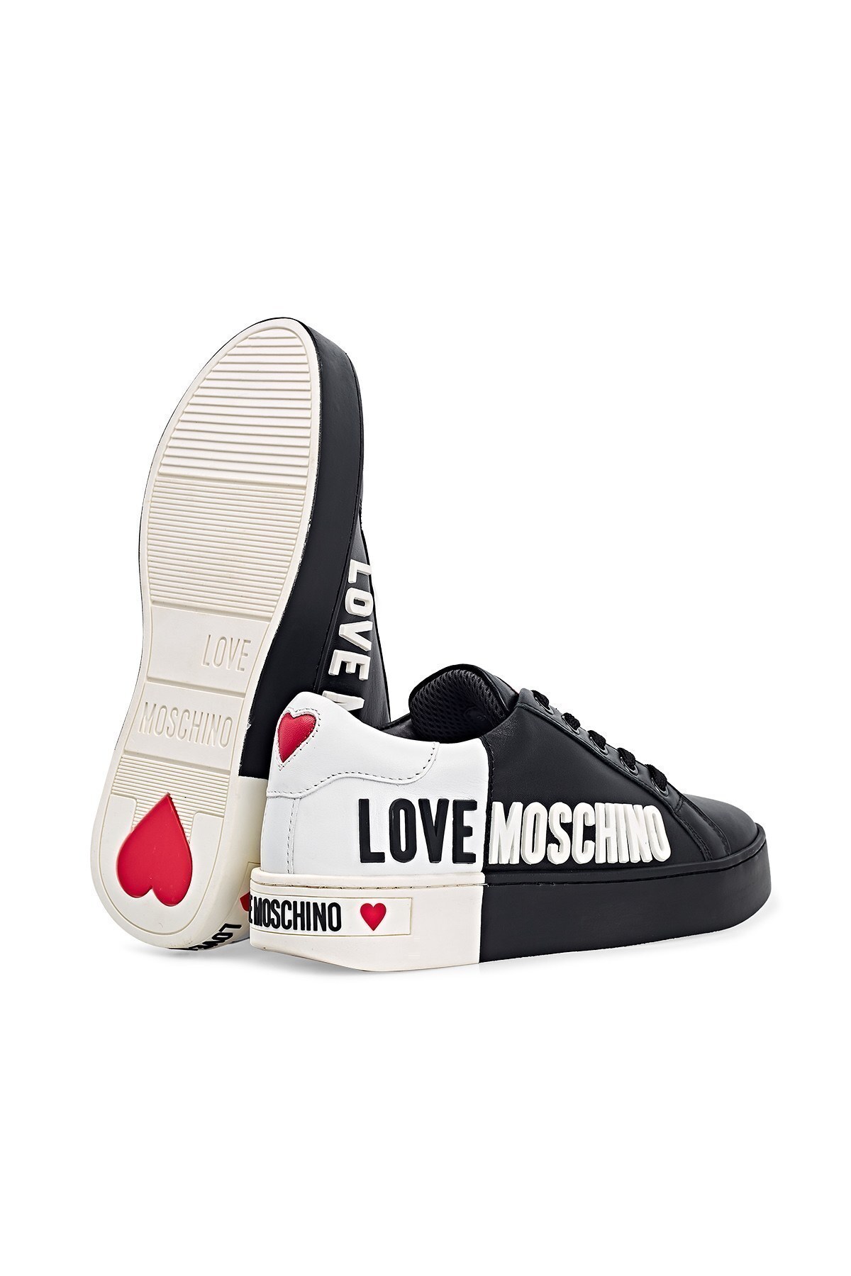 Love Moschino Sneaker Bayan Ayakkabı JA15123G1CIA100A SİYAH-BEYAZ