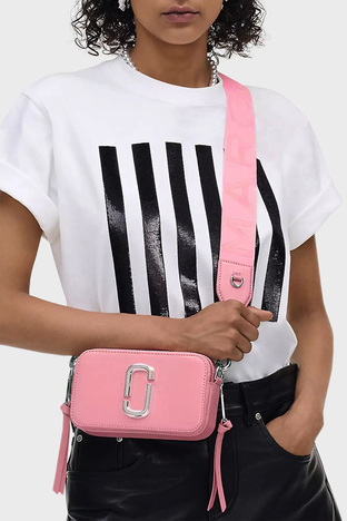 Marc Jacobs - Marc Jacobs Ayarlanabilir Omuz Askılı Hakiki Deri Bayan Çanta 2S4HCR073H02 666 PEMBE (1)