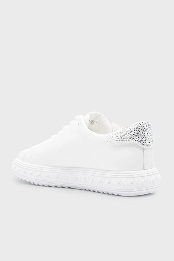 Michael Kors Deri Sneaker 43H3GVFS2L Bayan Ayakkabı 43H3GVFS2L 085 BEYAZ