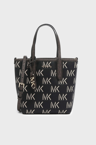 Michael Kors - Michael Kors Eliza Küçük Ek lı Çıkarılabilir Uzatma Askılı 30F3GZAT0L292 Bayan Çanta 30F3GZAT0L 292 KAHVE-SİYAH