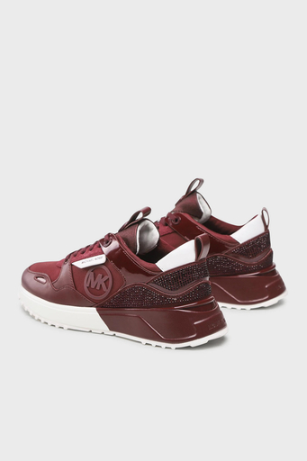 Michael Kors Loglo Taşlı Sneaker 43F2THFS1L580 Bayan Ayakkabı 43F2THFS1L 580 BORDO