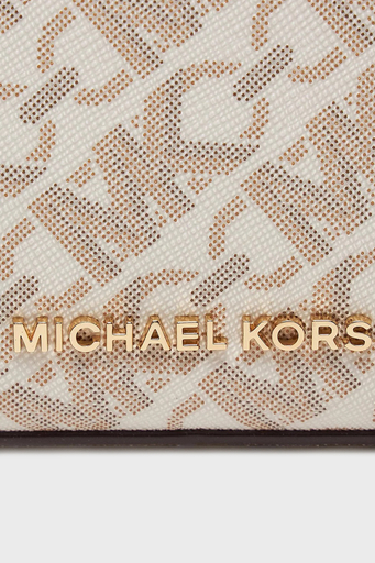 Michael Kors Logolu Zincir Askılı 32H3G8EW6B099 Bayan Çanta 32H3G8EW6B 099 EKRU