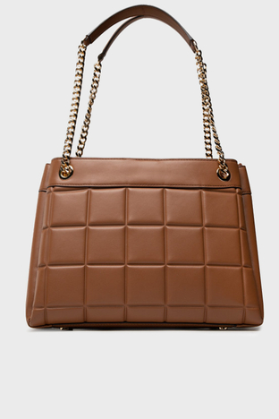 Michael Kors - Michael Kors Logolu Zincir Askılı Hakiki Deri Susan Bayan Çanta 30F1GUSL6L 230 TABA (1)