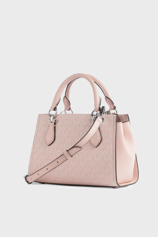 Michael Kors - Michael Kors Marilyn Logolu Çıkarılabilir Çapraz Askılı 32T2S6AC1V650 Bayan Çanta 32T2S6AC1V 650 PUDRA (1)