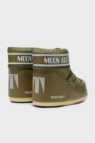 Moon Boot - Moon Boot Logolu Bağcıklı Su İtici Bayan Kar Botu 80D1409340 M006 HAKİ (1)