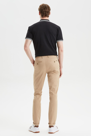 Nautica - Nautica Streç Pamuklu Normal Bel Slim Fit Chino Erkek Pantolon P01000T 2TK BEJ (1)