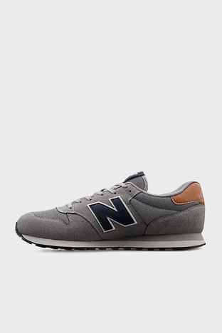 New Balance - New Balance NB Lifestyle Logolu Fileli Sneaker Erkek Ayakkabı GM500TSN GRİ (1)