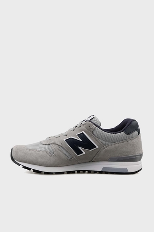 New Balance - New Balance NB Lifestyle Logolu Fileli Sneaker Erkek Ayakkabı ML565GRY GRİ (1)