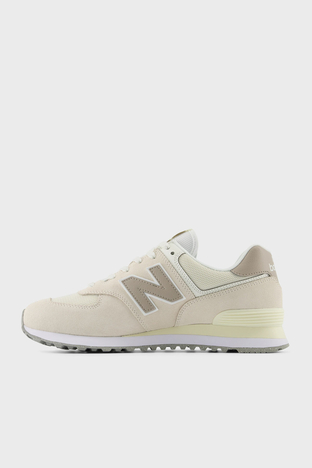 New Balance - New Balance NB Lifestyle Logolu Sneaker Unisex Ayakkabı U574ESC BEJ (1)