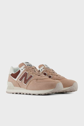 New Balance NB Lifestyle Süet Sneaker Bayan Ayakkabı WL574DO2 BEJ