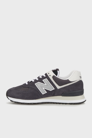 New Balance - New Balance NB Lifestyle Süet Sneaker Unisex Ayakkabı U574ESJ GRİ (1)