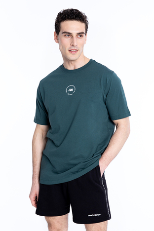 New Balance - New Balance NB Unisex Lifesyle Relaxed Fit T Shirt UNT1311 PNE YEŞİL (1)