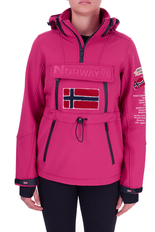 Norway Geographical - Norway Geographical Kapüşonlu Outdoor Bayan Mont TOPALE FUŞYA (1)