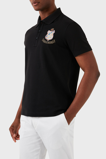 Paul & Shark Logolu % 100 Pamuk Regular Fit Erkek Polo Yaka T Shirt 23411327 011 SİYAH