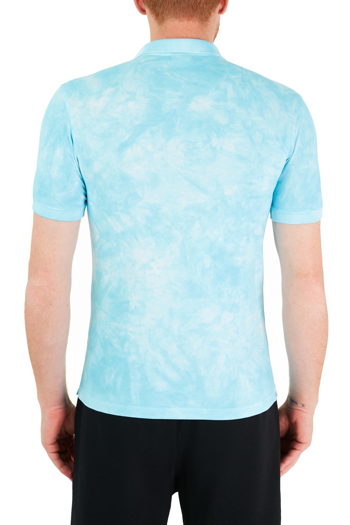 Ruck Maul Pamuklu Düğmeli T Shirt Erkek Polo RMM01000725 MAVİ