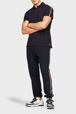 Tommy Hilfiger - Tommy Hilfiger % 100 Pamuk Regular Fit Erkek Polo Yaka T Shirt MW0MW33591 DW5 LACİVERT (1)