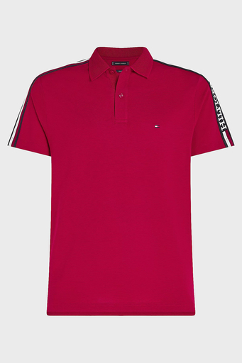 Tommy Hilfiger % 100 Pamuk Regular Fit Erkek Polo Yaka T Shirt MW0MW33591 XJV KIRMIZI